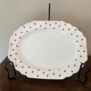 vintage W.S. George Blushing Rose Dalrymple serving platter